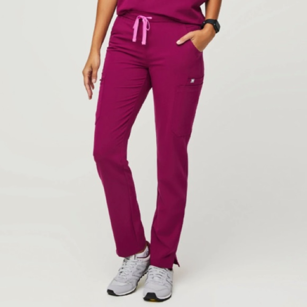 *SOLD* FIGS limited edition dark magenta yola skinny bottom xs